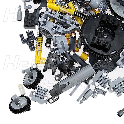 144-Piece Building Block Technic Engineering Kit - Professional Steering & Suspension System with Linear Actuators, Turntables & Engine Parts | Vehicle & Robotics MOC Building Set
