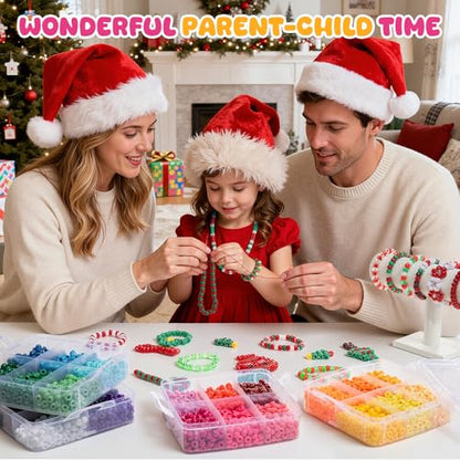 Simetufy 3600Pcs Pony Beads 24 Colors 6x9mm Kandi Beads for Bracelets Craft - color: 24 Colors - 3600 Pcs