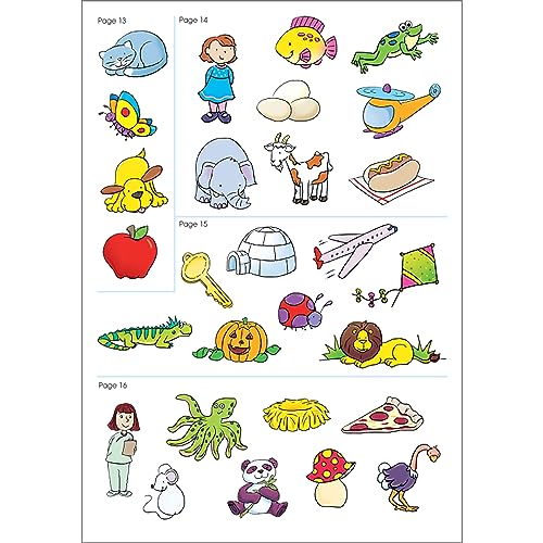 School Zone Preschool Sticker Learning Workbook: 64 Pages, Pre-K, Kindergarten, 324 Stickers, Shapes, Patterns, Alphabetical Order, ABC's, Numbers, Letters, Ages 3-5 (Stuck on Learning! Book Series)