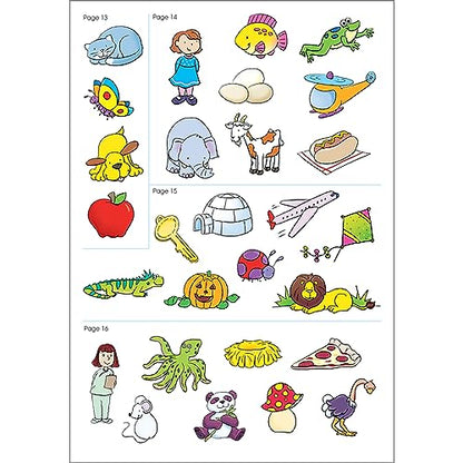 School Zone Preschool Sticker Learning Workbook: 64 Pages, Pre-K, Kindergarten, 324 Stickers, Shapes, Patterns, Alphabetical Order, ABC's, Numbers, Letters, Ages 3-5 (Stuck on Learning! Book Series)
