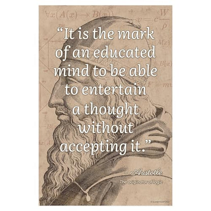 Quarterhouse 5 Poster Math Motivational Classroom Set - color: Math Motivational