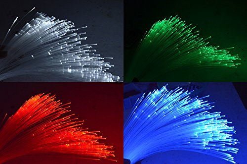 AMKI Plastic 0.03in/0.75mm Diameter 656ft(200Meter) PMMA Fiber Optic Roll End Glow Cable for All Kind Led Star Ceiling Light Kit - color: 656ft, size: 0.03in