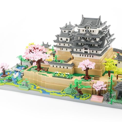 JXRLMB Big Micro Building Blocks Sets for Adults 10080 PCS Japan Himeji Castle Collectible Ornaments Model Kit for Teens Ages of 14+