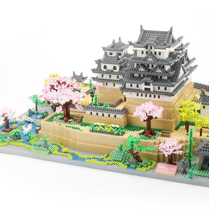 JXRLMB Big Micro Building Blocks Sets for Adults 10080 PCS Japan Himeji Castle Collectible Ornaments Model Kit for Teens Ages of 14+