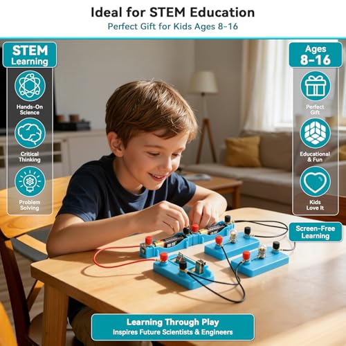 27PCS Magnet Science Kit for Kids Ages 8-16, Physics & Electricity - size: 27PCS