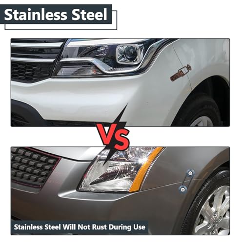 BFXM Universal Bumper Clips, Front Rear Bumper Quick Release Kit - color: Gray, size: 2set