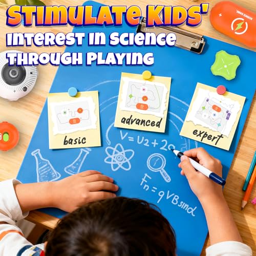 SMILESSKIDDO Science Kits for Kids，STEM Toys for Kid, Electronics Exploration Kit，STEM Educational Toy Gifts for Kid Boys Girls