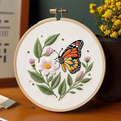 COCOMOX Embroidery Kit for Beginners, Cross Stitch Kits - color: BBT pattern