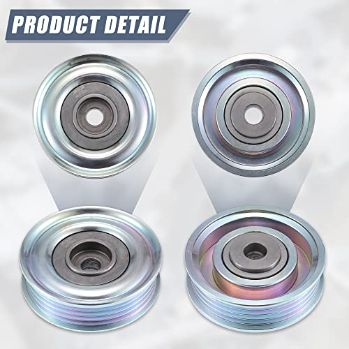 X AUTOHAUX Drive Belt Idler Pulley Tensioner for Mitsubishi Montero 94-00