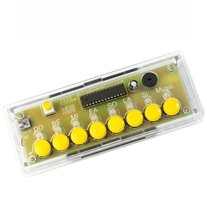 DIY Electronic Keyboard Soldering Practice kit, Complete Soldering Project kit with Components, PCB & Enclosure, Perfect for Electronics Enthusiasts & Beginners