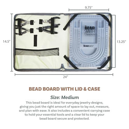 The Beadsmith Bead Folio Kit – Basic Elements - size: 28" - U Channel Folio w/Pliers