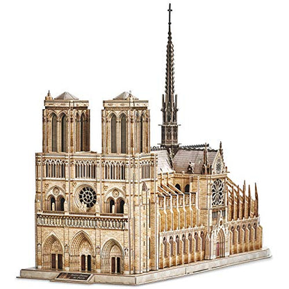 CubicFun 3D Puzzles for Adults - Large Notre Dame de Paris 3D Puzzle - style: Notre Dame de Paris