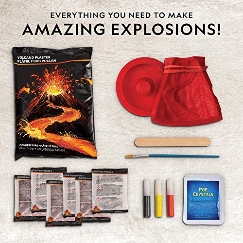 National Geographic Ultimate Volcano Science Kit for Kids Ages 8-12 - size: One Size