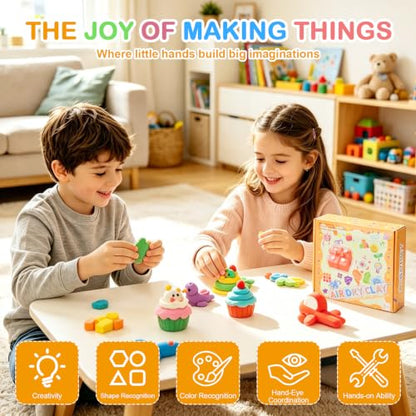 Air Dry Clay for Kids 36 Colors Birthday Gifts Toys for Boys Girls 3-8
