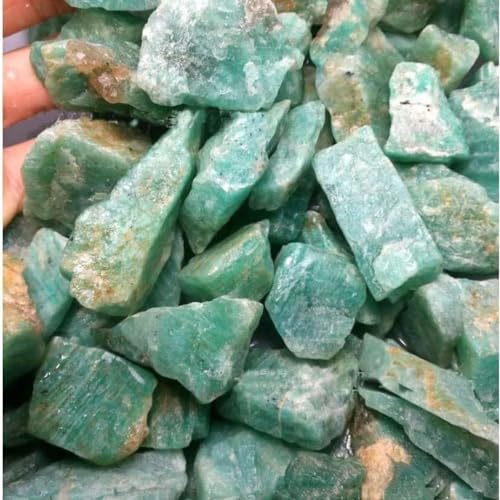 Crystals, Rocks, Jade, Crystals and Healing Stones, Witchcraft Supplies, Healing Crystals, Stones, Healing Stones, Rock Collection, Agate, Raw Stones (Amazonite, 2 Pcs) - color: Amazonite