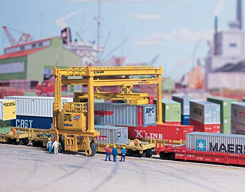 Walthers Cornerstone MI-Jack Translift(R) Intermodal Crane 933-3222 N Scale Model Railroad - Structure Kit - style: MI-JACK Translift(R) Intermodal Crane