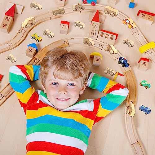 24 Pack DIY Wooden Car Toys Unfinished Wood Car to Paint Wooden Craft Vehicles for Students Home DIY Crafts Activities, 12 Styles