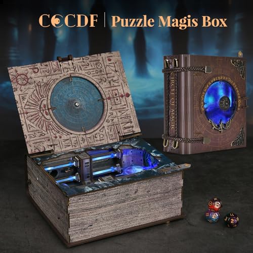 CCCDF Circle of Magic Book Nook Kit,Book Nook Magic Library with LED - color: Circle of Magic