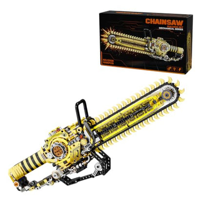 Mechanical Chainsaw Building Set 1096 Pcs - color: Mechanical Chainsaw