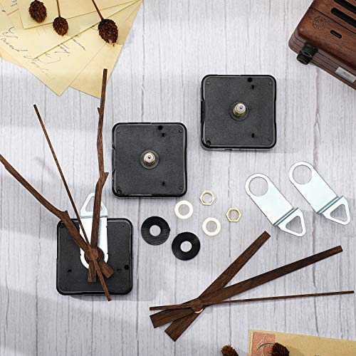 Mudder 4 Pcs Clock Mechanism Replacement Kit, Fit for 14 Inch Clock,20 mm - size: Fit for 14 Inch Clock,20 mm