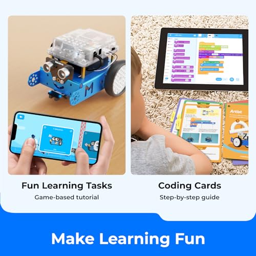Makeblock mBot STEM Coding Toys Robotics for Kids Ages 8-12 - size: mBot Blue