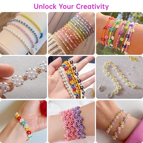 Redtwo 3mm 45000pcs Glass Seed Beads Kit