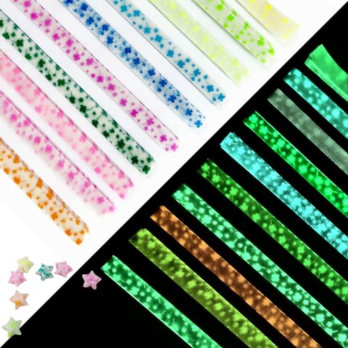 Jtnohx Luminous Origami Star Paper Strips Luminous Origami Four-leaf Clover - color: four-leaf clover