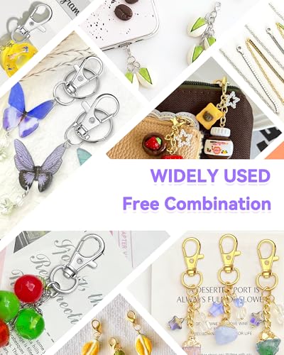 990PCS FIVEIZERO Keychain Making Kit, Mixed-Color Keychain Clips & Key Ring - color: mix