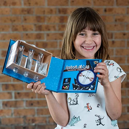 Ferrofluid Lab Magnetic Chemistry by Heebie Jeebies- 5 Experiments for Kids Ages 8+- Educational Science Project STEM Learning Unique Activities for Boys and Girls- Ideal Gift for Students
