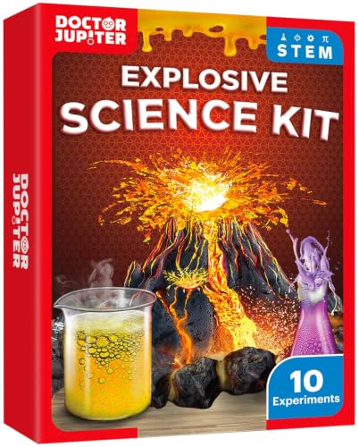Doctor Jupiter Explosive Science Experiments Kit for Kids Ages 8+ - style: Explosive Kit: 8+