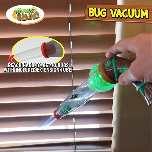 Nature Bound Bug Catcher Toy, Eco-Friendly Bug Vacuum, Catch and Release Indoor/Outdoor Play, Ages 3 to 12, Complete Kit for Kids (Upgraded Style) - style: Upgraded