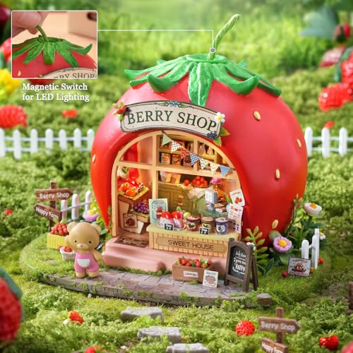 DIY Miniature House Kit with Furniture for Kids Teens Adults Aged 14+
