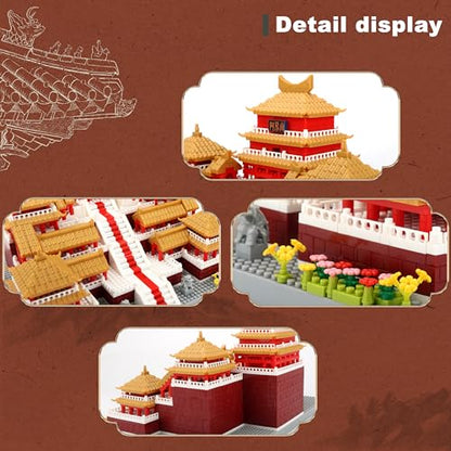 Chinese Architecture Micro Building Blocks Set Epang Palace 3050PCS - color: Epang Palace