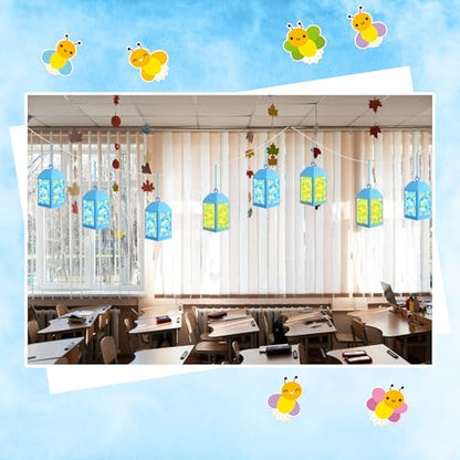 Simgoing 12 Sets Firefly Crafts Camping Vbs Firefly Tissue Paper Craft Kit - style: Firefly