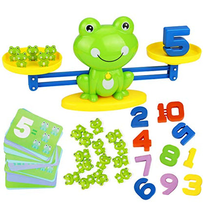 Montessori Toys for 3 Year Old: Frog Math Games Educational and Leaning Toy