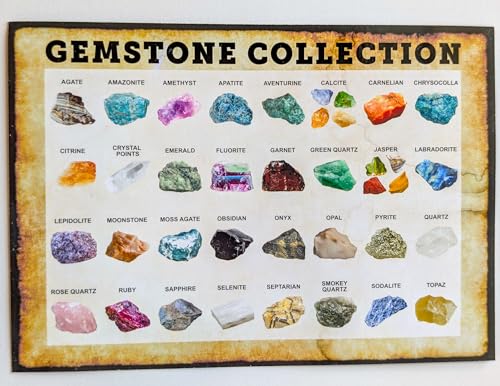 5 Pound Paydirt | Burlap Collection Bag | Gem Stones | Identification Card | Made in USA