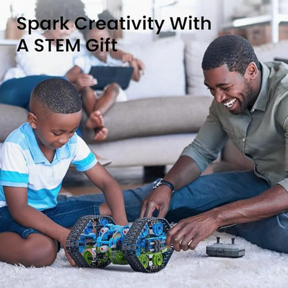 Sillbird Robot Car Building Kit with Remote Control STEM Gift for Boys 8-14