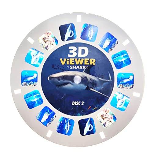 WARM FUZZY Shark 3D Viewfinder | 3 Reels & 21 HD 3D Images - color: Sharks