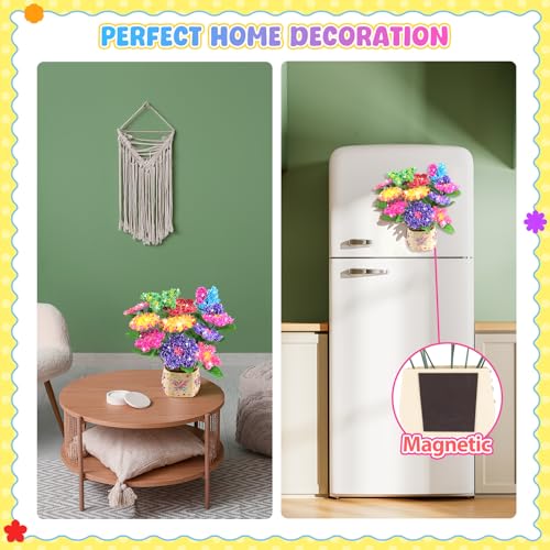 Zefy Poke Art Flower Bouquet, Mess-Free Arts and Crafts for Kids