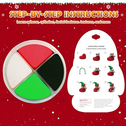 Aestd-ST Air Dry Clay Kit - Christmas Theme, Modeling Clay for Kids - color: Christmas Theme