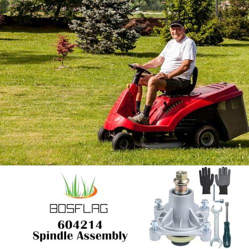 604214 Spindle Assembly for Hustler Raptor 42" 48" 52" Mower Decks - size: 1x604214N