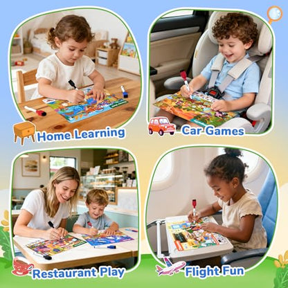 JoyCat Search & Find Activity Books, Preschool Learning Game Activities - style: Mixed Themes