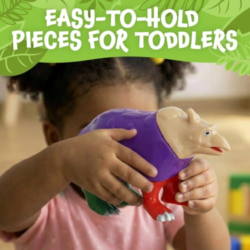 POPULAR PLAYTHINGS Large Magnetic Mix or Match Dinosaurs 2, Set of 4
