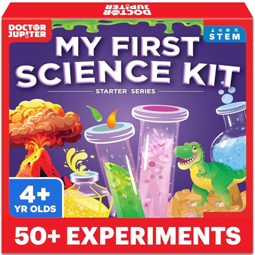 Doctor Jupiter My First Science Experiments Kit for Kids Ages 4+ - style: My First Science Kit Starter: 4+