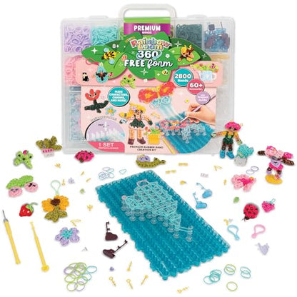 Rainbow Loom 360 Open Form Kit with 2,800 Bands and Storage Case