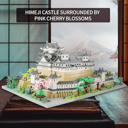 Japan Himeji Castle Micro Building Blocks Set, Japanese Architecture