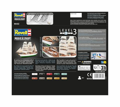 Revell RV05432 1:350 Scale, Gorch Fock, Model Kit Unpainted…