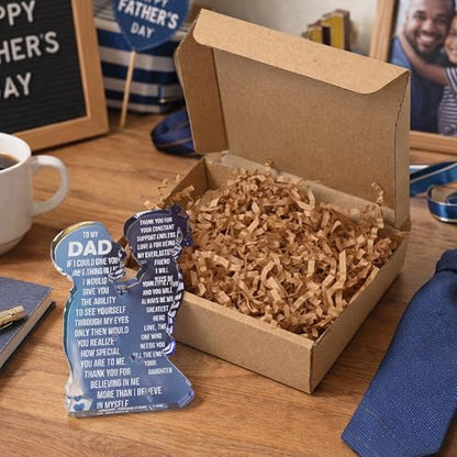 To My Dad – Best Dad Ever Gifts, Valentines Fathers Day Daddy Gifts from Daughter or Son, Golf Dog Bonus Father in Law Birthday Gift - color: ToMyDad01
