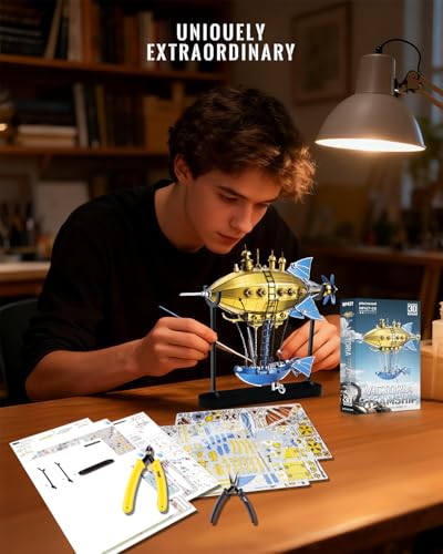 Piececool Metal 3D Puzzle for Adults Victoria Steamship Metal Model Kits DIY Building Kits,Hobbies Family Time,Home Decor Best Gifts