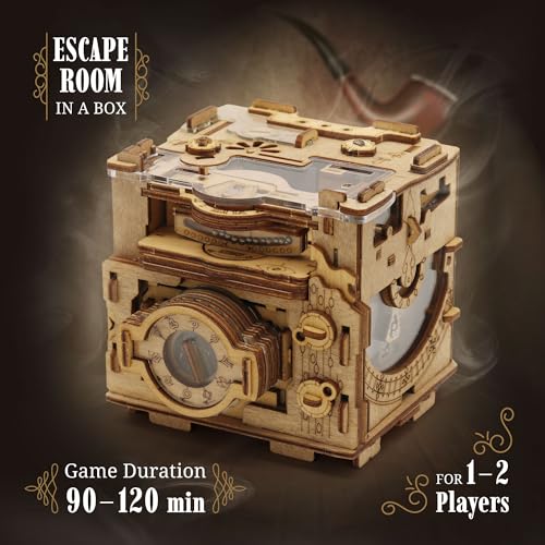 iDventure Cluebox PRO Sherlock's Camera, Escape Room Puzzle Box for Adults - color: Camera of Sherlock Holmes
